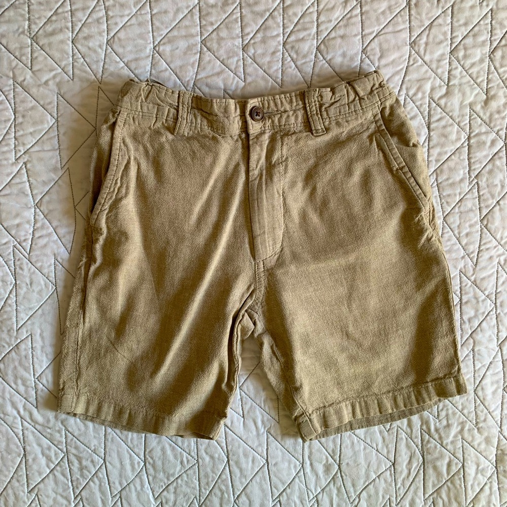 CLASS/CLUB Boys Khaki Shorts, Modern Fit, 10Y.